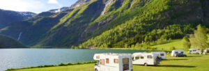 camping au bord de l'océan Atlantique